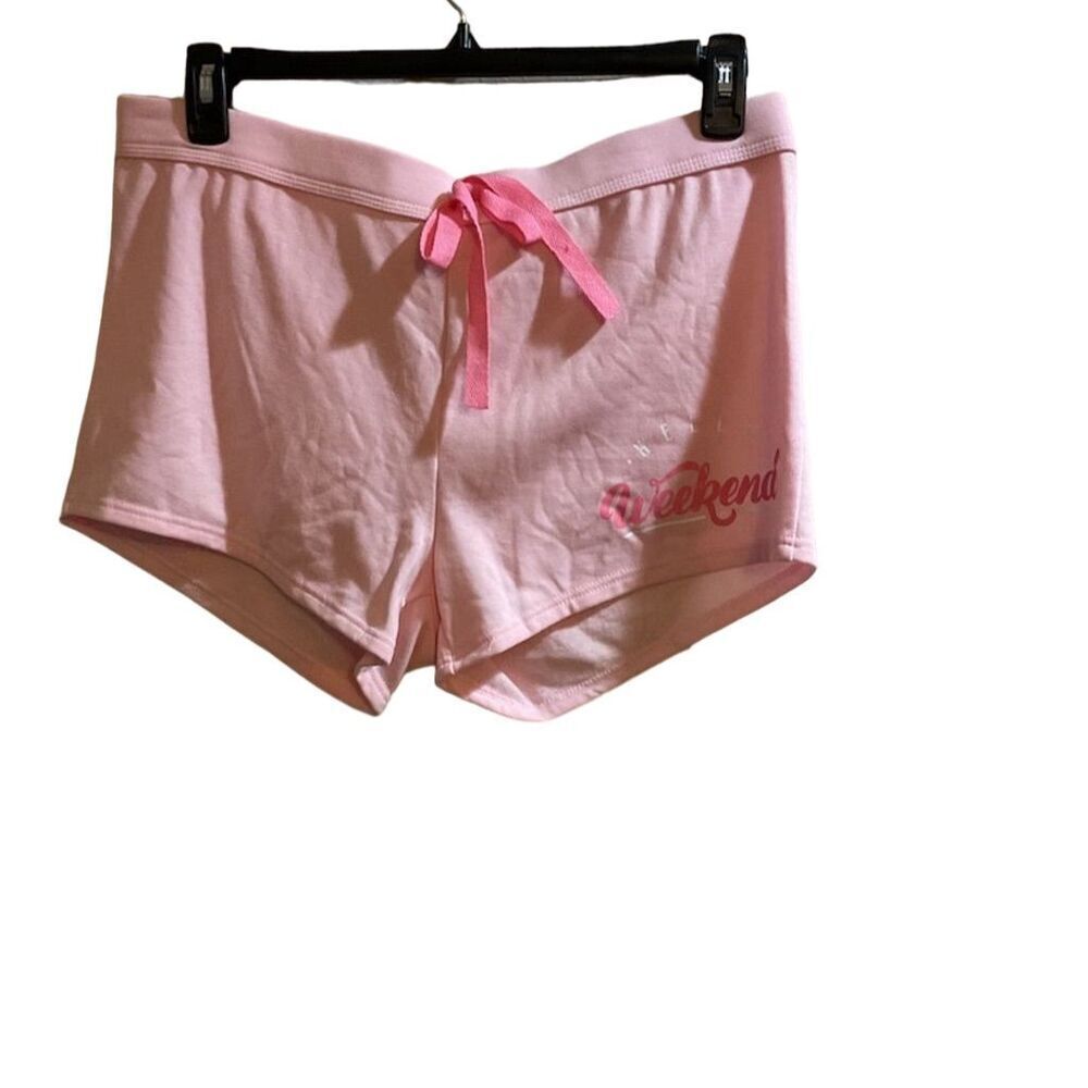 Bobbie Brooks Pink Sleep Shorts XL Women's Lightweight Drawstring Lounge​​